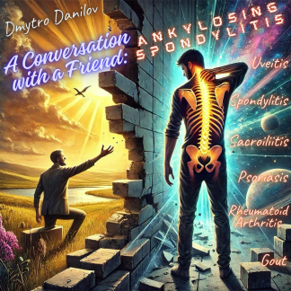 THIS VERSION AVAILABLE ONLY IN AMAZON   e-Book "A Conversation with a Friend. Ankylosing Spondylitis" ENG Lenguage | PDF + EPUB e-Book